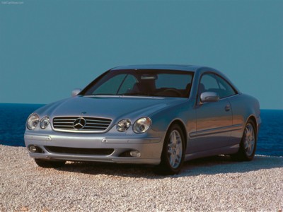 Mercedes-Benz CL500 2000 Poster with Hanger