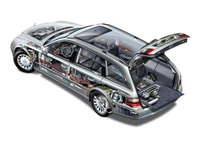 Mercedes-Benz E320 Estate Avantgarde 2003 Poster 562907