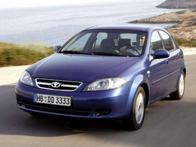 Daewoo Lacetti SX 2004 wooden framed poster