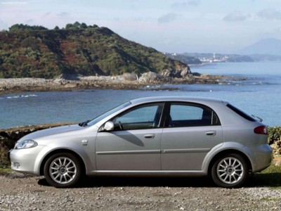 Daewoo Lacetti CDX 2004 wooden framed poster