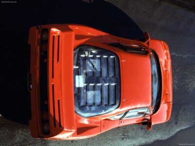 Ferrari F40 1987 Poster with Hanger