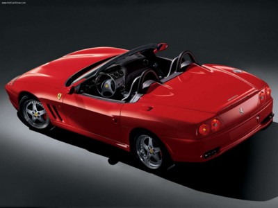 Ferrari 550 Barchetta Pininfarina 2001 Poster with Hanger