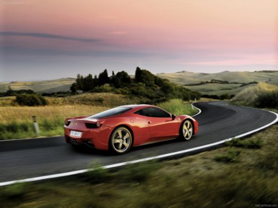 Ferrari 458 Italia 2011 poster