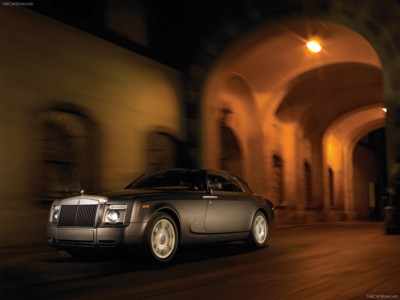 Rolls-Royce Phantom Coupe 2009 wooden framed poster