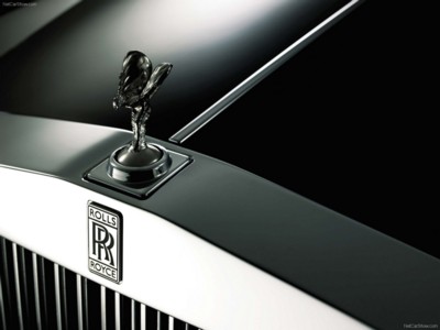 Rolls-Royce Phantom 2009 wooden framed poster