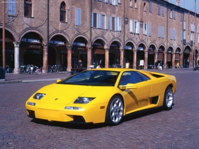 Lamborghini Diablo 6.0 2001 Poster with Hanger