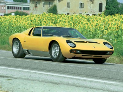 Lamborghini Miura SV 1971 poster