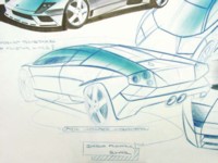 Lamborghini Murcielago Sketch 2002 Mouse Pad 565962