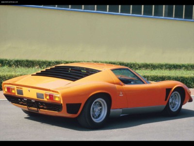 Lamborghini Miura Jota 1970 tote bag