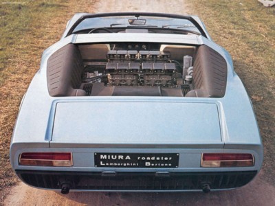 Lamborghini Miura Roadster 1968 poster #566020