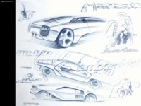 Lamborghini Murcielago Sketch 2002 magic mug #NC158967