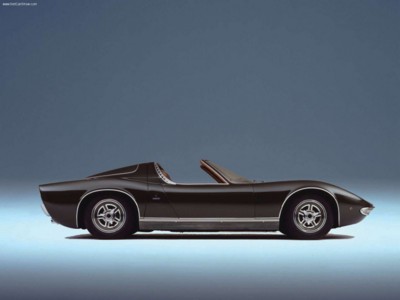 Lamborghini Miura Roadster 1968 poster #566189