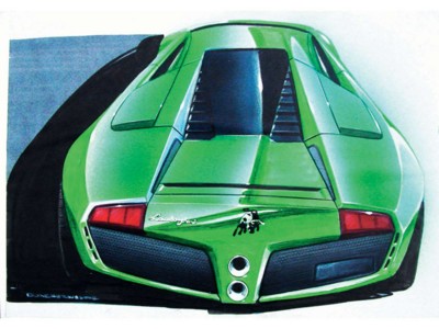 Lamborghini Murcielago Sketch 2002 Poster 566202