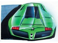 Lamborghini Murcielago Sketch 2002 Mouse Pad 566202