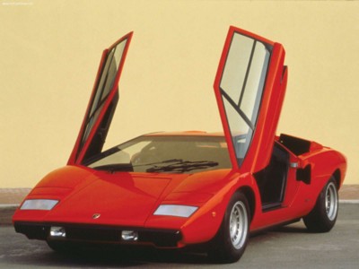 Lamborghini Countach LP 400 1973 poster