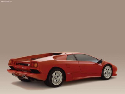 Lamborghini Diablo 1990 Poster with Hanger