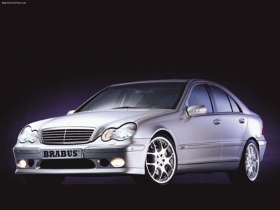 Brabus Mercedes-Benz C-Class 2004 metal framed poster