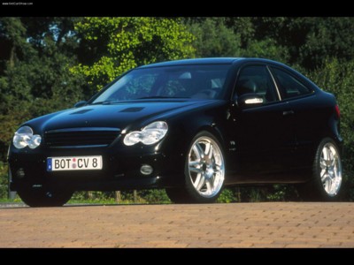 Brabus Mercedes-Benz C V8 Sports Coupe 2004 metal framed poster