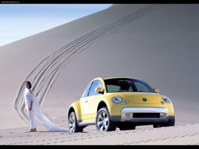 Volkswagen New Beetle Dune Concept 2000 canvas poster
