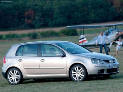 Volkswagen Golf 2.0 TDI 5door 2004 metal framed poster