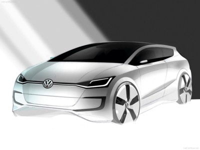 Volkswagen Up Lite Concept 2009 metal framed poster