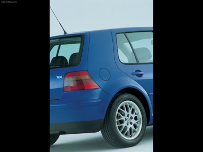 Volkswagen Golf IV 1997 Poster with Hanger