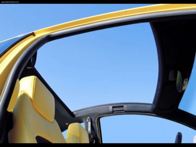 Volkswagen New Beetle Dune Concept 2000 metal framed poster