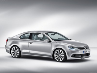 Volkswagen New Compact Coupe Concept 2010 canvas poster