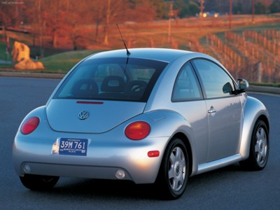 Volkswagen New Beetle USA Version 1998 Poster with Hanger