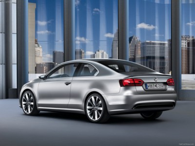 Volkswagen New Compact Coupe Concept 2010 canvas poster