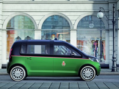 Volkswagen Milano Taxi Concept 2010 metal framed poster