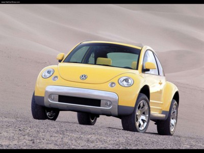 Volkswagen New Beetle Dune Concept 2000 canvas poster