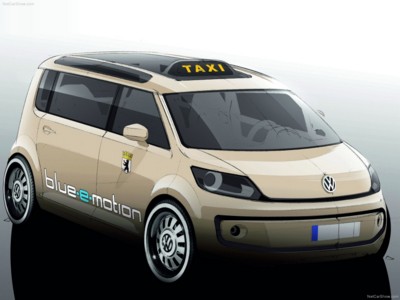 Volkswagen Berlin Taxi Concept 2010 canvas poster