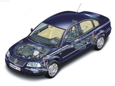 Volkswagen Passat 2000 tote bag