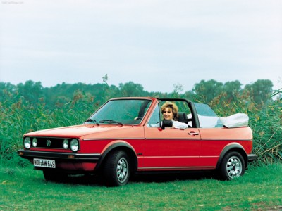 Volkswagen Golf Cabriolet 1979 poster