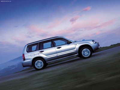 Subaru Forester 2004 Poster with Hanger