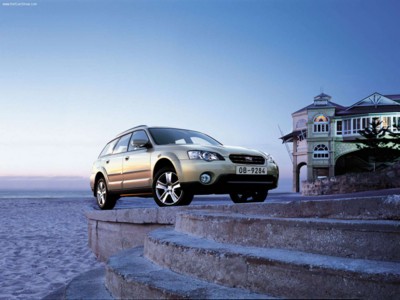 Subaru Outback 2004 Poster with Hanger