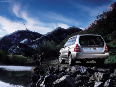Subaru Forester 2004 canvas poster