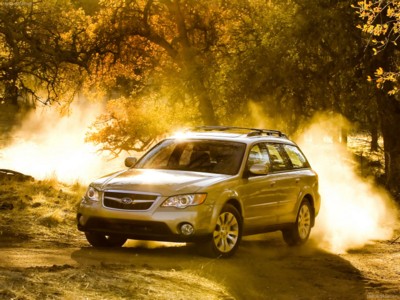 Subaru Outback 3.0 R 2008 Poster with Hanger