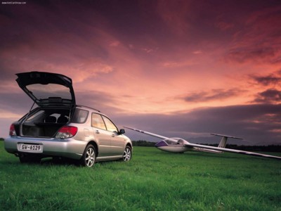 Subaru Impreza Sports Wagon 2004 canvas poster