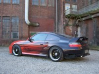 Edo Porsche 996 Turbo Red-Black 2006 t-shirt #575172