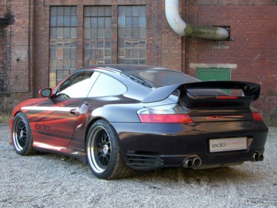 Edo Porsche 996 Turbo Red-Black 2006 stickers 575558