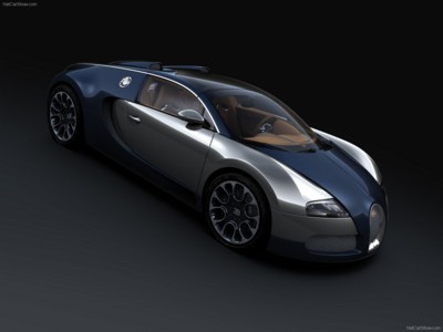 Bugatti Veyron Grand Sport Sang Bleu 2009 tote bag