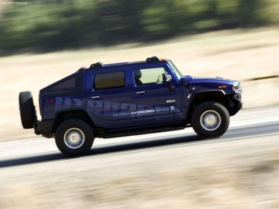 Hummer H2H Hydrogen Concept 2004 canvas poster