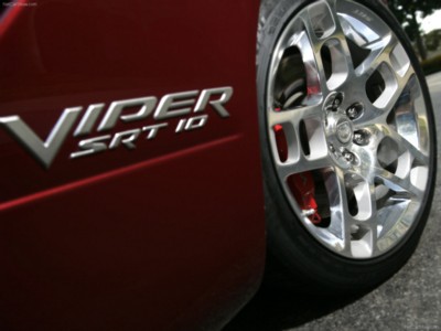 Dodge Viper SRT10 2008 metal framed poster