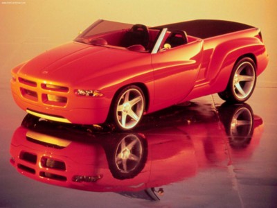Dodge Sidewinder Concept 1997 metal framed poster