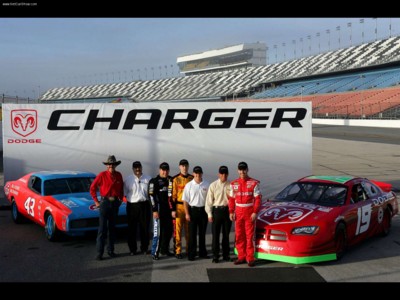 Dodge Charger Race Car 2005 Poster with Hanger