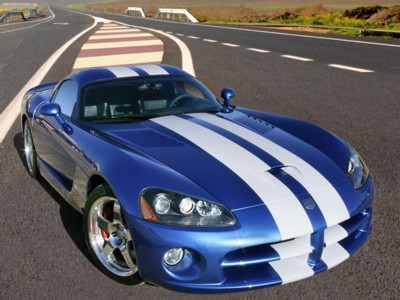 Dodge Viper SRT10 Coupe 2005 Poster with Hanger