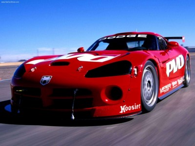 Dodge Viper Competition Coupe 2003 wooden framed poster