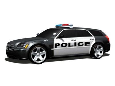 Dodge Magnum Police Vehicle 2006 puzzle 577159
